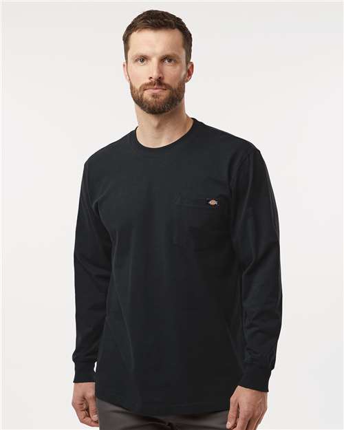 Custom Embroidered Dickies Traditional Heavyweight Long Sleeve T-Shirt WL50