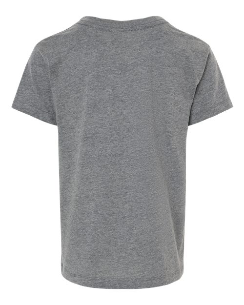 BELLA + CANVAS Toddler Jersey Tee 3001T Deep Heather Custom Embroidered Business Logo