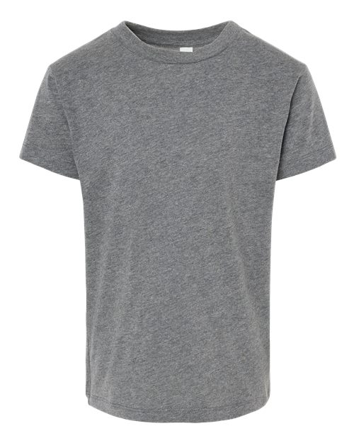BELLA + CANVAS Toddler Jersey Tee 3001T Deep Heather Custom Embroidered Business Logo
