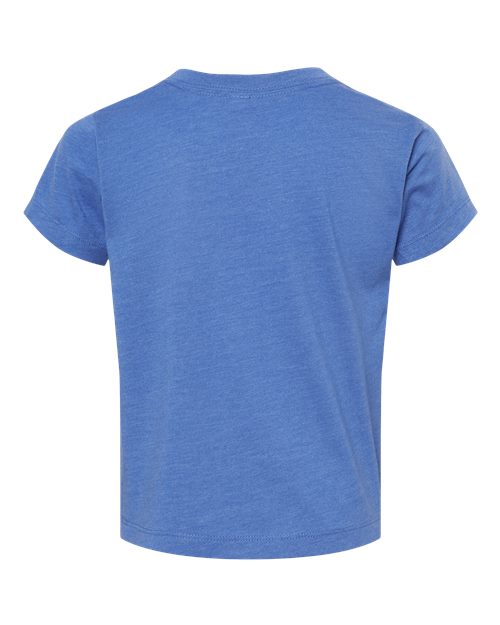 BELLA + CANVAS Toddler Jersey Tee 3001T Heather True Royal Custom Embroidered Business Logo