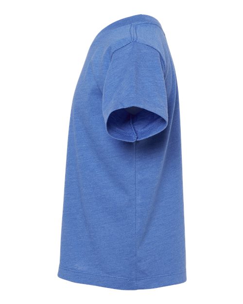 BELLA + CANVAS Toddler Jersey Tee 3001T Heather True Royal Custom Embroidered Business Logo