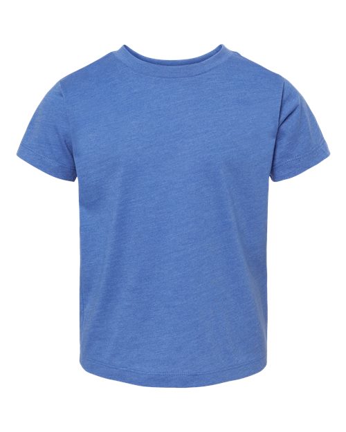 BELLA + CANVAS Toddler Jersey Tee 3001T Heather True Royal Custom Embroidered Business Logo