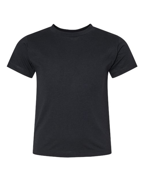 BELLA + CANVAS Toddler Jersey Tee 3001T Solid Black Blend Custom Embroidered Business Logo