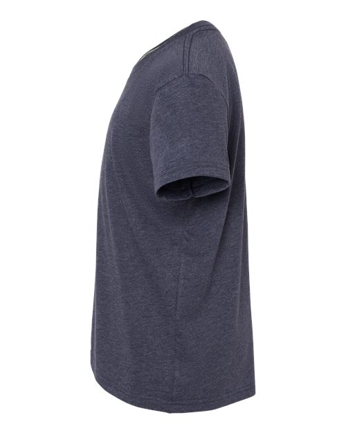 BELLA + CANVAS Youth CVC Jersey Tee 3001YCVC Heather Midnight Navy