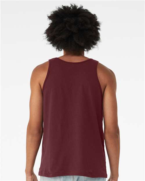 BELLA + CANVAS Jersey Tank 3480 Maroon