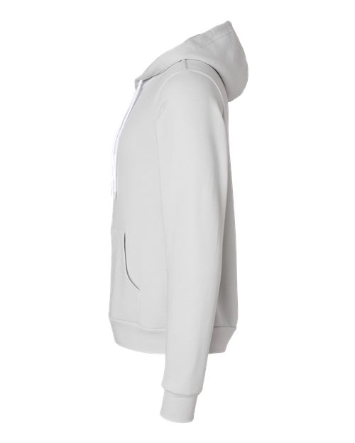 BELLA + CANVAS Sponge Fleece Full-Zip Hoodie 3739 Silver