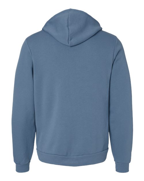 BELLA + CANVAS Sponge Fleece Full-Zip Hoodie 3739 Steel Blue