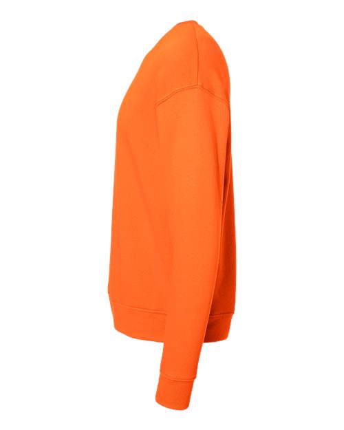 BELLA + CANVAS Sponge Fleece Drop Shoulder Crewneck Sweatshirt 3945 Orange