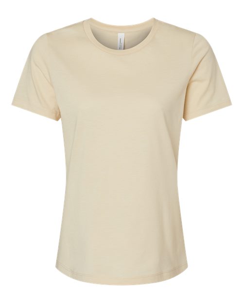 BELLA + CANVAS Women’s Relaxed Fit Heather CVC Tee 6400CVC Custom Embroidered Business Logo