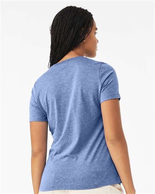 BELLA + CANVAS Women’s Relaxed Fit Triblend Tee 6413 Custom Embroidered Business Logo