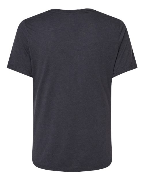 BELLA + CANVAS Women’s Relaxed Fit Triblend Tee 6413 Custom Embroidered Business Logo