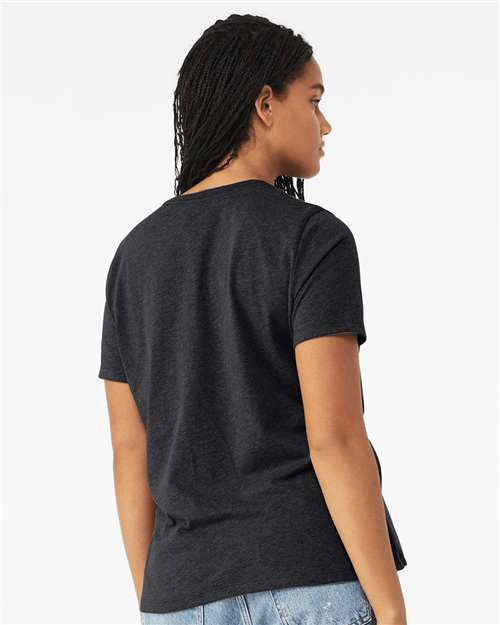 BELLA + CANVAS Women’s Relaxed Fit Triblend Tee 6413 Custom Embroidered Business Logo