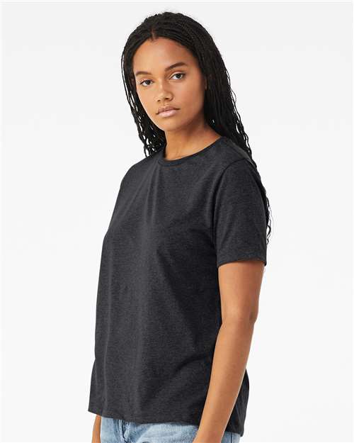 BELLA + CANVAS Women’s Relaxed Fit Triblend Tee 6413 Custom Embroidered Business Logo