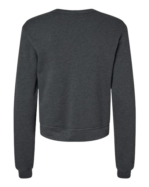 BELLA + CANVAS Women's Sponge Fleece Classic Crewneck Sweatshirt 7511 Custom Embroidered Business Logo