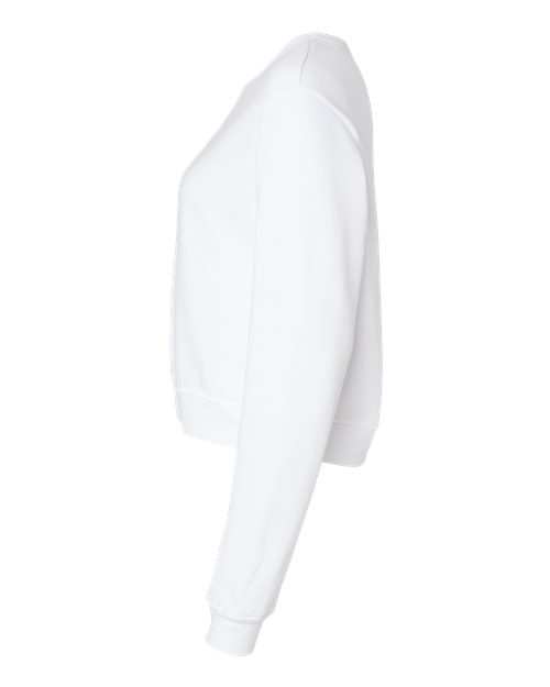 BELLA + CANVAS Women's Sponge Fleece Classic Crewneck Sweatshirt 7511 Custom Embroidered Business Logo