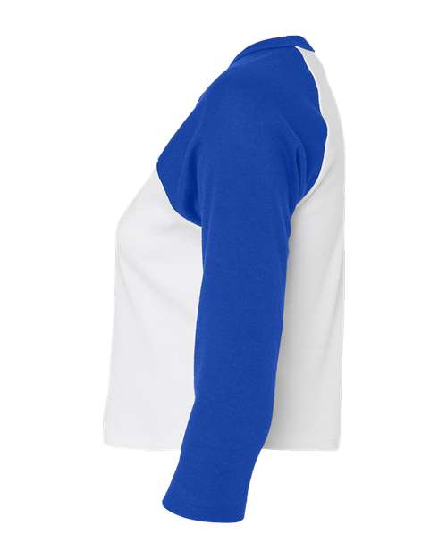 BELLA + CANVAS Women's Micro Rib 3/4 Raglan Sleeve Baby Tee 1200