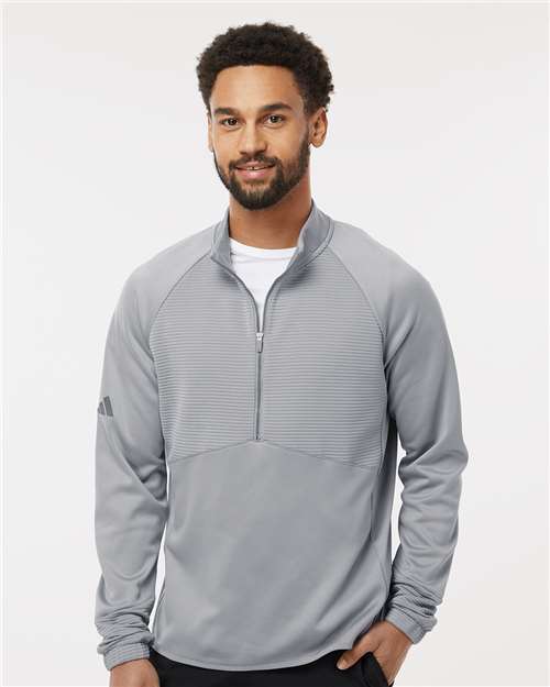 Custom Embroidered Adidas Quarter-Zip Pullover A587