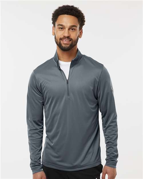 Custom Embroidered Adidas Lightweight Quarter-Zip Pullover A401