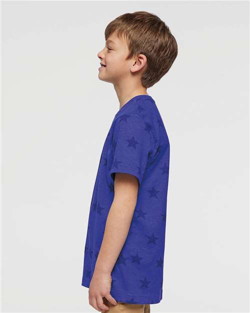 Code Five Youth Star Print Tee 2229