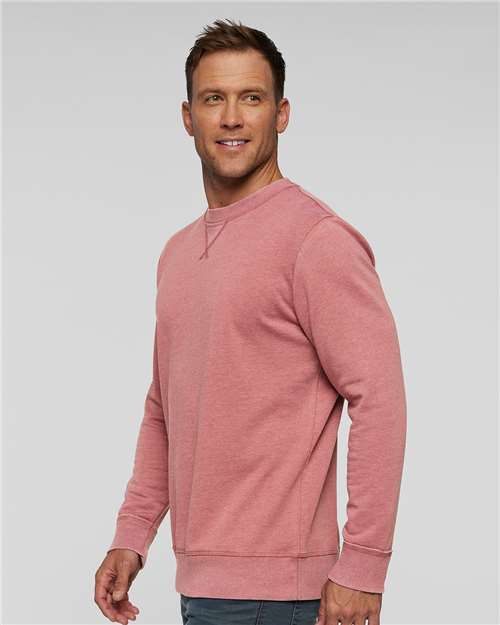 LAT Vintage Wash Fleece Crewneck Sweatshirt 6935