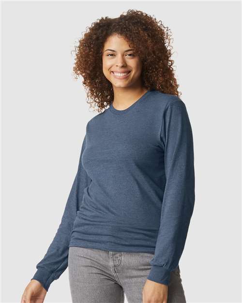Custom Embroidered Gildan Softstyle® CVC Long Sleeve T-Shirt 67400