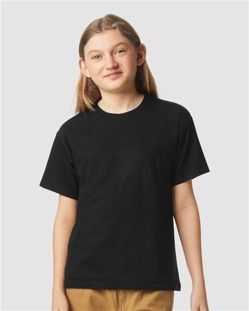 Custom Embroidered Gildan Softstyle® Youth CVC T-Shirt 67000B