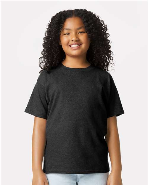Custom Embroidered Gildan Softstyle® Youth CVC T-Shirt 67000B