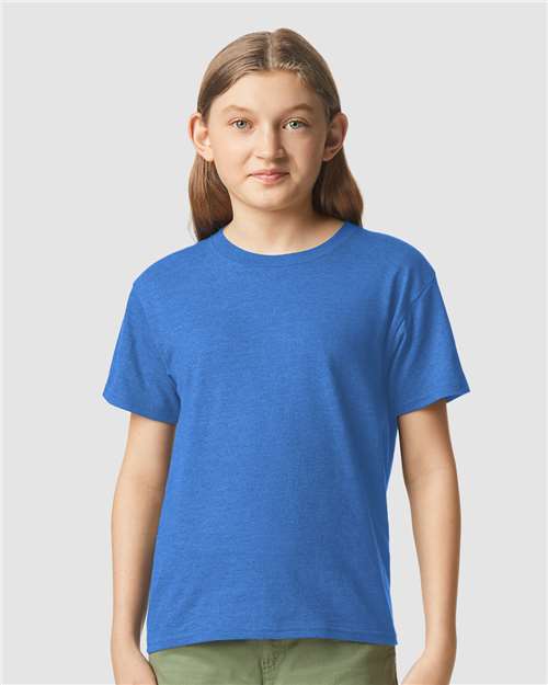 Custom Embroidered Gildan Softstyle® Youth CVC T-Shirt 67000B