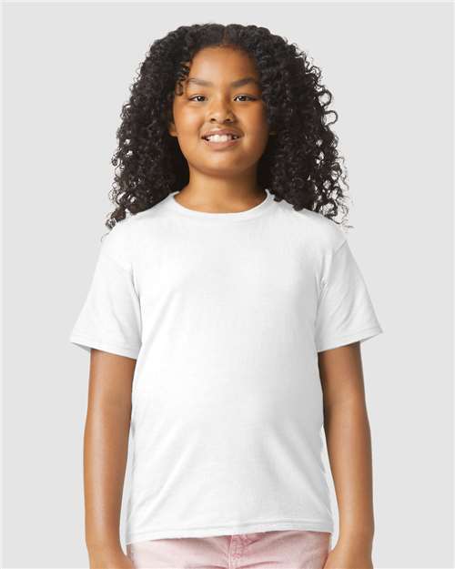 Custom Embroidered Gildan Softstyle® Youth CVC T-Shirt 67000B
