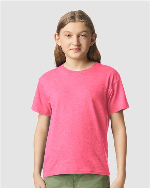 Custom Embroidered Gildan Softstyle® Youth CVC T-Shirt 67000B