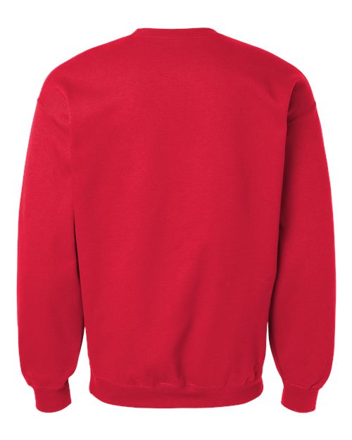 Gildan Softstyle® Midweight Crewneck Sweatshirt SF000 Red Custom Embroidered Business Logo
