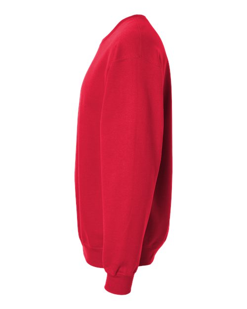 Gildan Softstyle® Midweight Crewneck Sweatshirt SF000 Red Custom Embroidered Business Logo