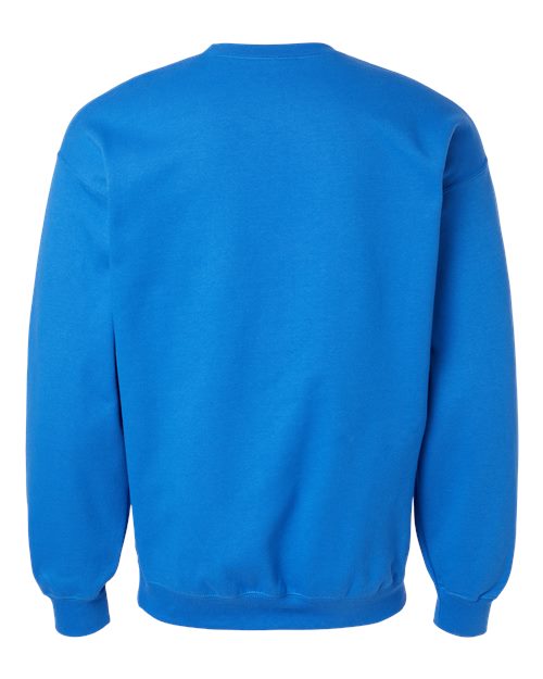 Gildan Softstyle® Midweight Crewneck Sweatshirt SF000 Royal Custom Embroidered Business Logo