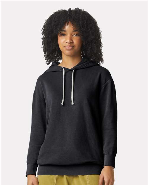 Custom Embroidered Comfort Colors Garment-Dyed Lightweight Fleece Hooded Sweatshirt 1467