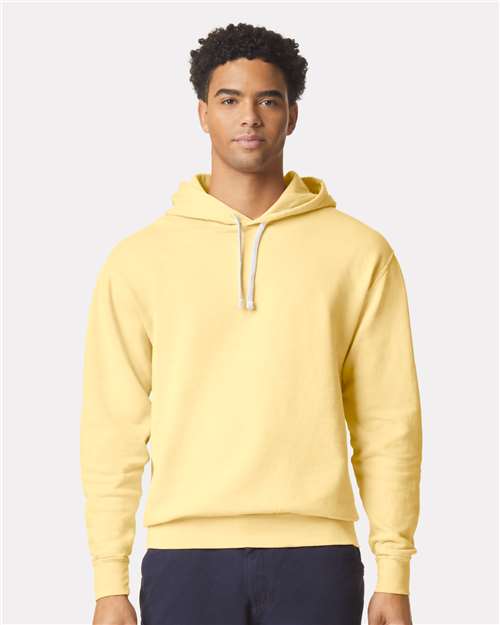 Custom Embroidered Comfort Colors Garment-Dyed Lightweight Fleece Hooded Sweatshirt 1467