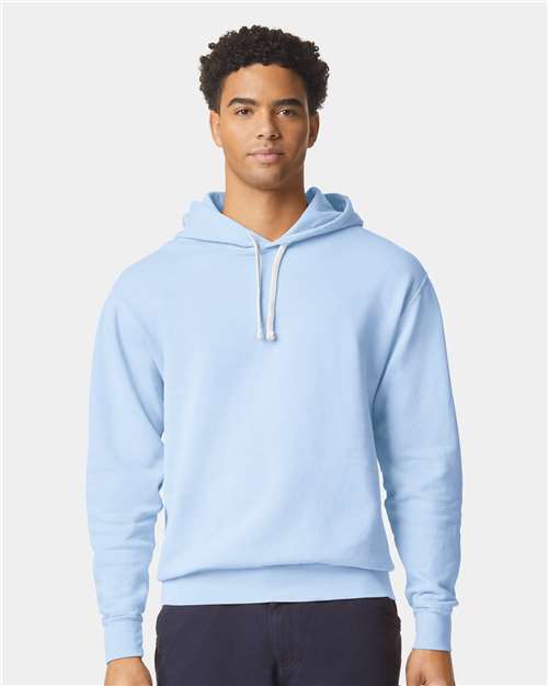 Custom Embroidered Comfort Colors Garment-Dyed Lightweight Fleece Hooded Sweatshirt 1467
