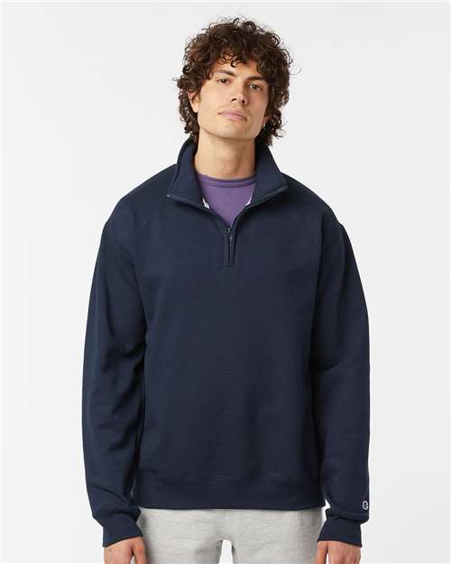 Custom Embroidered Champion Powerblend® Quarter-Zip Sweatshirt S450