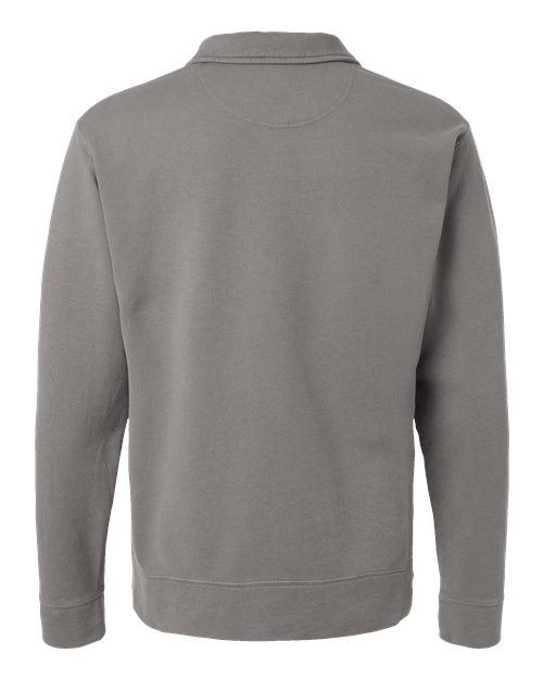 ComfortWash by Hanes Garment-Dyed Polo Collar Sweatshirt GDH490
