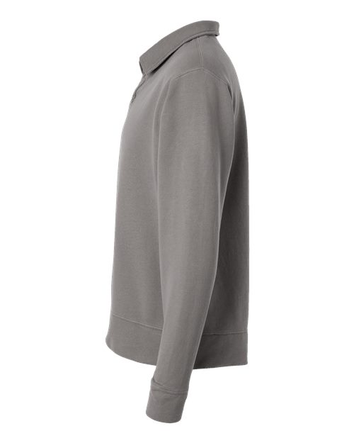 ComfortWash by Hanes Garment-Dyed Polo Collar Sweatshirt GDH490