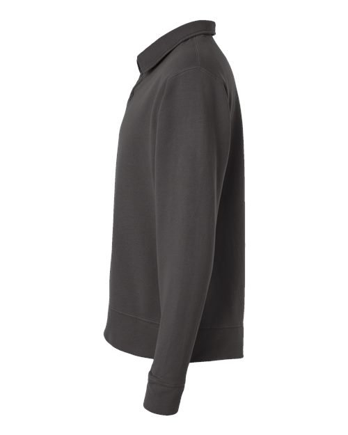 ComfortWash by Hanes Garment-Dyed Polo Collar Sweatshirt GDH490