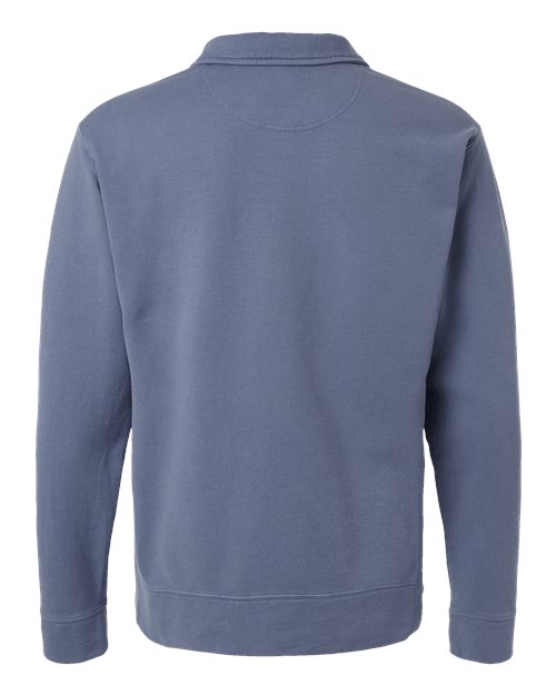 ComfortWash by Hanes Garment-Dyed Polo Collar Sweatshirt GDH490