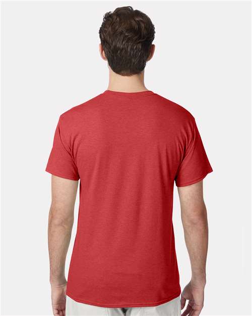 Hanes Perfect-T Triblend T-Shirt 42TB Athletic Red Heather