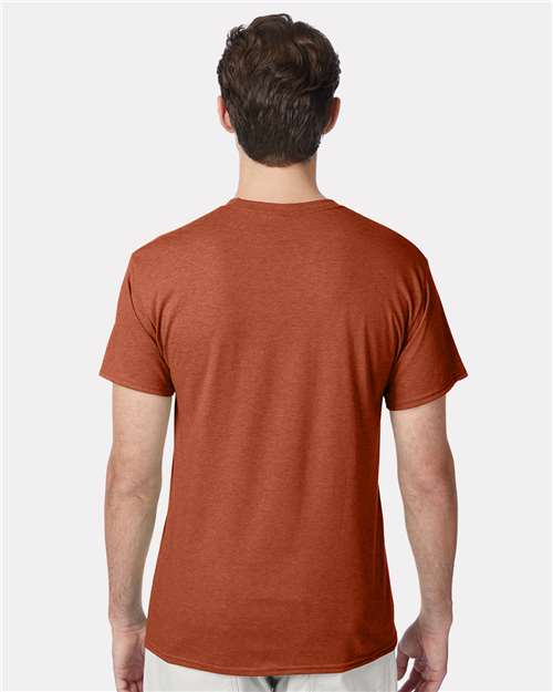 Hanes Perfect-T Triblend T-Shirt 42TB Texas Orange Heather