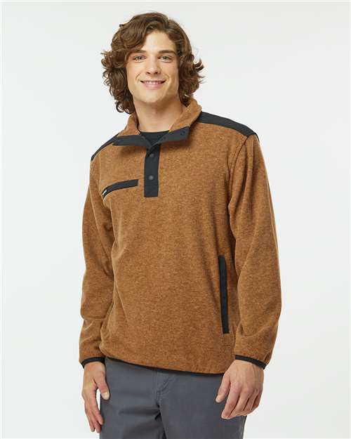 Custom Embroidered DRI DUCK Ranger Melange Fleece Pullover 7353