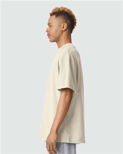 American Apparel Pique Mockneck Tee 1PQ