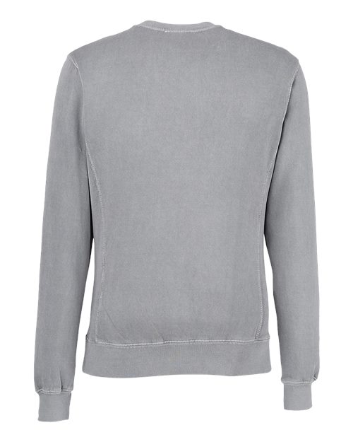 J. America Pigment-Dyed Fleece Crewneck Sweatshirt 8731