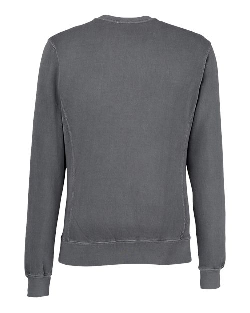 J. America Pigment-Dyed Fleece Crewneck Sweatshirt 8731