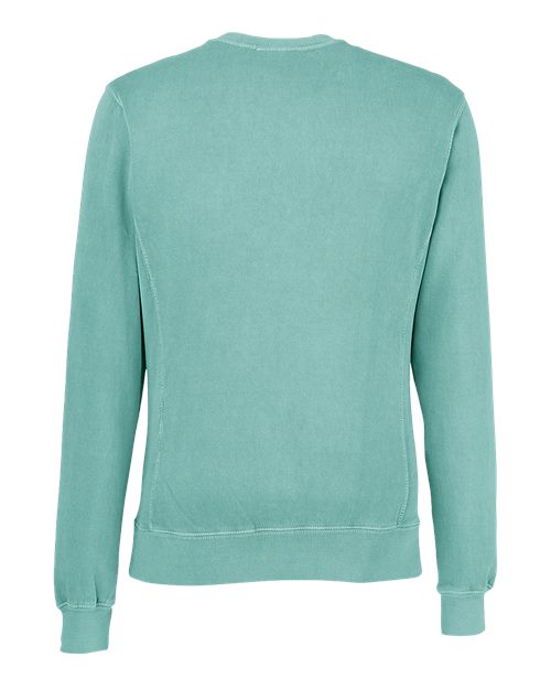J. America Pigment-Dyed Fleece Crewneck Sweatshirt 8731