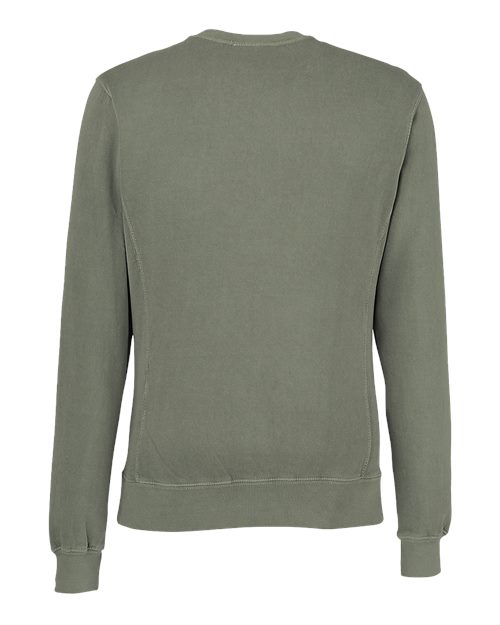 J. America Pigment-Dyed Fleece Crewneck Sweatshirt 8731