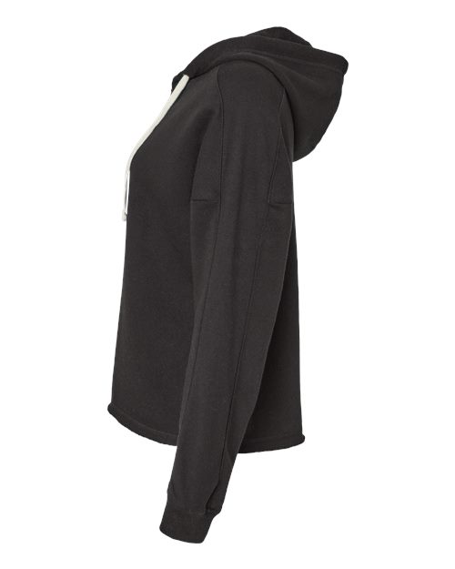 MV Sport Women's Angel Fleece Crop Hooded Sweatshirt W23101